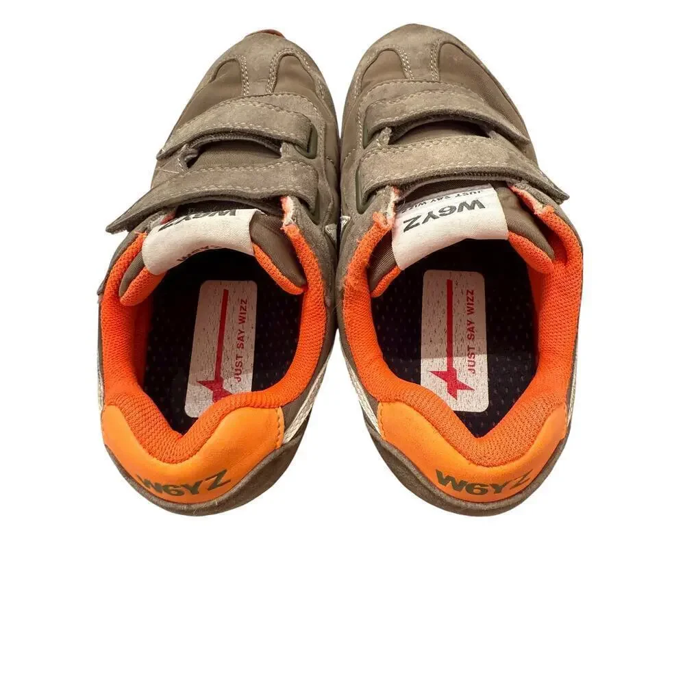 W6YZ Kids Khaki SAMOA VL Sneakers Shoes Size 1.5